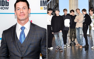 Đô vật chuyên nghiệp, kiêm diễn viên Mỹ John Cena là ‘fan cuồng’ của BTS