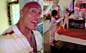 Dwayne Johnson 'hầm hố' trên phim nhưng ‘ngốc nghếch’ với vợ con ngoài đời