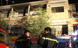 Cháy căn hộ chung cư ở trung tâm TP.HCM