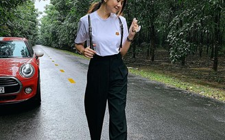 Mặc áo thun trắng trẻ trung và thời thượng như Thanh Hằng