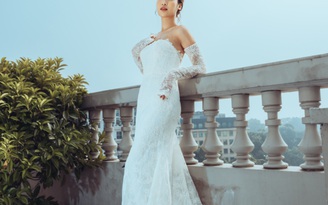 Hoa hậu Đỗ Mỹ Linh mặc váy cưới Vera Wang