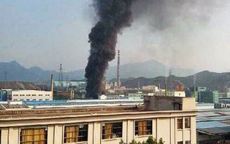 Lại nổ nhà máy hoá chất ở miền đông Trung Quốc