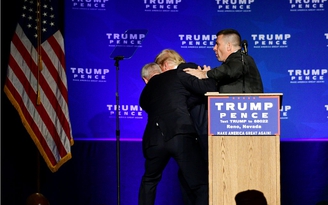 Mật vụ Mỹ đưa ông Trump rời sân khấu vì bị đe dọa ở Nevada