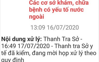 Ứng dụng 'Y tế trực tuyến' giúp TP.HCM phát hiện nhiều sai phạm khám, chữa bệnh