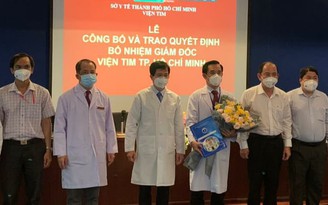 Bổ nhiệm TS-BS Bùi Minh Trạng làm Giám đốc Viện Tim TP.HCM