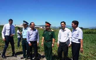 Bàn giao 12,7 ha đất đã xử lý dioxin để mở rộng sân bay Đà Nẵng