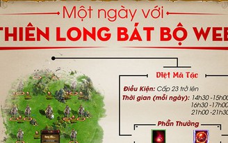 Infographic: Một ngày với Thiên Long Bát Bộ Web