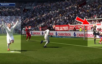 Video gameplay 'khó đỡ': Pha ăn mừng hớ của Gareth Bale