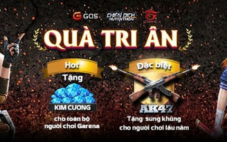 Garena gửi quà tặng tri ân cho toàn bộ game thủ