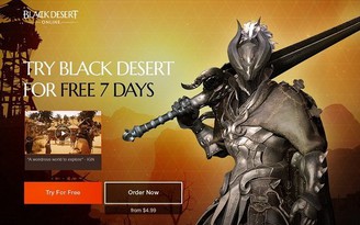 Game thủ có thể chơi miễn phí Black Desert trong 1 tuần