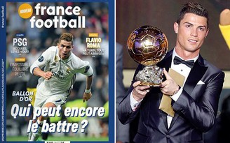 France Football 'trao' Quả bóng vàng sớm cho Ronaldo
