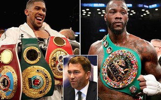 Anthony Joshua và Deontay Wilder chính thức đàm phán thượng đài