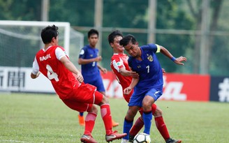 U.16 Thái Lan và Malaysia bất ngờ bị loại ngay vòng bảng giải châu Á