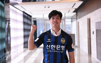 Công Phượng ghi bàn cho Incheon United ngay trận ra mắt