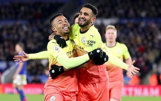 Kết quả bóng đá Man City thắng Leicester 1-0: Người hùng Gabriel Jesus