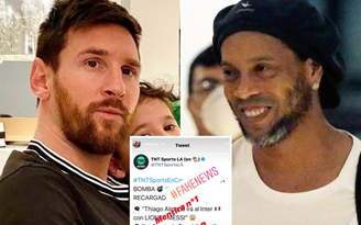 Messi phản ứng dữ dội tin đồn đến Inter Milan và trả tiền cho Ronaldinho