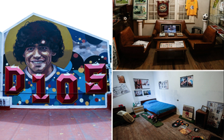 Ngôi nhà thời tuổi thơ của huyền thoại Diego Maradona thành viện bảo tàng
