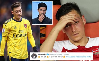 Mesut Ozil không chia tay Arsenal, quyết làm khó HLV Mikel Arteta tới cùng