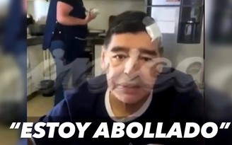 Xuất hiện đoạn video gây sốc về huyền thoại Diego Maradona trước khi qua đời