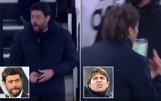 HLV Conte gây sốc khi đưa ‘ngón tay thối’ với chủ tịch CLB Juventus