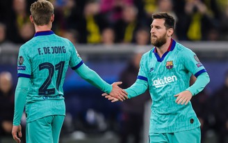 Messi và De Jong nguy cơ vắng mặt trận ‘Siêu kinh điển’ vì 1 thẻ vàng