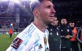 Messi bật khóc khi ước nguyện cùng tuyển Argentina vô địch hoàn thành mỹ mãn