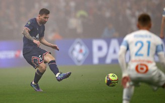 Kết quả Ligue 1: Messi im lặng, PSG với 10 người thủ hòa Marseille 0-0