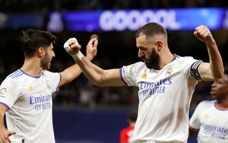 Kết quả giải La Liga: Benzema giúp Real Madrid gia tăng cách biệt ngôi đầu