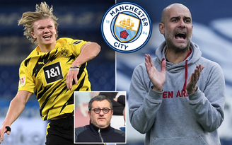 HLV Pep Guardiola và Man City ngăn chặn Real Madrid mua Erling Haaland