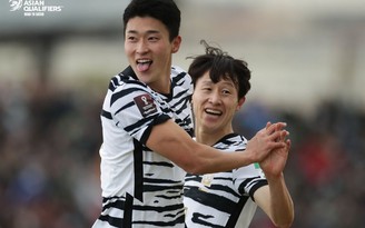 Vòng loại World Cup 2022: Vắng Son Heung-min, Hàn Quốc vẫn chiếm ngôi đầu bảng A