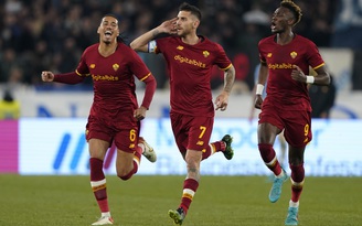 Tammy Abraham giúp HLV Mourinho cùng AS Roma đại thắng derby thành Rome