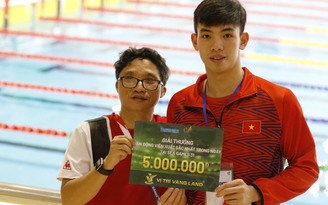 Phá kỷ lục SEA Games, Nguyễn Huy Hoàng nhận thưởng nóng từ Báo Thanh Niên