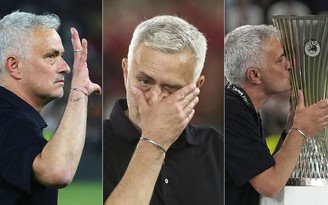 HLV Mourinho lại khóc và tuyên bố không chia tay AS Roma