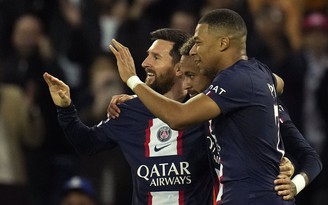 Bộ ba Messi, Mbappe và Neymar thị uy sức mạnh của PSG