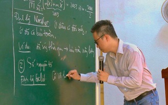 GS. Phan Thành Nam trò chuyện về học và dạy toán