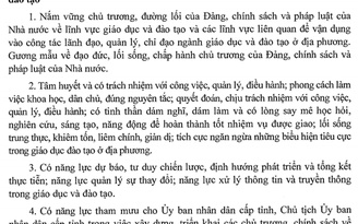 Bỏ tiêu chuẩn 'phải sử dụng được ngoại ngữ' với giám đốc sở GD-ĐT