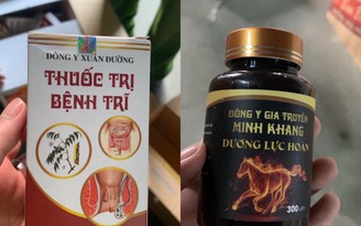 Thuốc trị xoang, khớp, phụ khoa... không rõ nguồn gốc, được gắn mác Đông y Việt