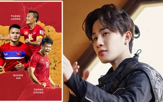 Quang Hải và đồng đội đá bóng gây quỹ vì miền Trung với ca sĩ Jack