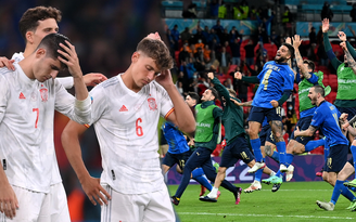 Bản tin Euro 7.7: Đội tuyển Ý đánh bại Tây Ban Nha giành vé vào chơi chung kết