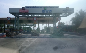 Đêm 30 Tết trạm thu phí trên QL 1 ở Bình Thuận xả trạm không thu phí