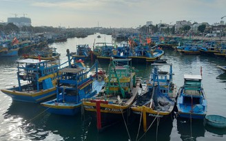 Bình Thuận: Tàu cá nằm bờ, ngư dân gặp khó vì giá dầu liên tục tăng cao