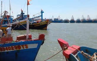 Bình Thuận: Chìm tàu cá, 14 thuyền viên được cứu sống an toàn