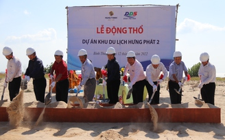 Thêm một dự án du lịch ven biển được khởi công ở huyện Tuy Phong