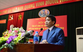 Chủ tịch Hà Nội nói gì về thanh tra đất rừng Sóc Sơn và việc tiếp dân?