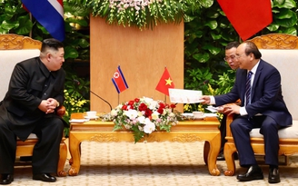 Thủ tướng Nguyễn Xuân Phúc tiếp Chủ tịch Triều Tiên Kim Jong-un
