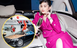Lê Âu Ngân Anh mua siêu xe 8 tỉ đồng nhân dịp lên chức giám đốc