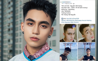 Hình ảnh em trai Sơn Tùng M-TP xuất hiện trên trang hẹn hò đồng tính
