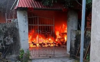 Hải Dương: Điều tra nguyên nhân vụ cháy nhà thu mua đồ điện