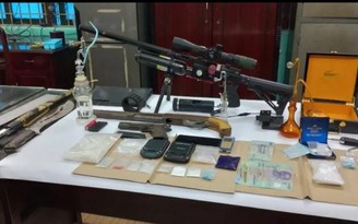 Nam Định: Triệt phá đường dây mua bán ma túy, thu giữ 3 khẩu súng