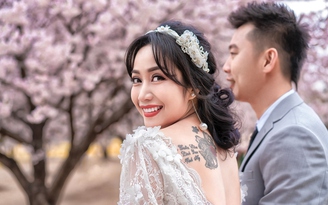 Ốc Thanh Vân - Trí Rùa mặc lại đồ cưới kỷ niệm 11 năm hôn nhân